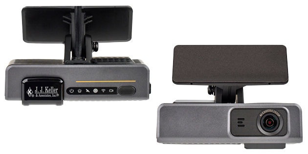 front and back of road dash cam