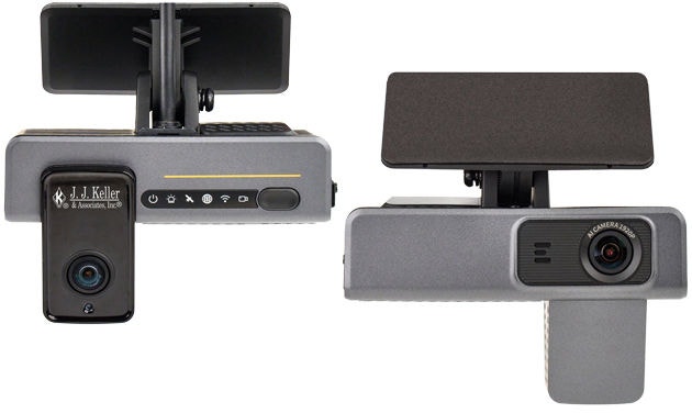 Front and back of Road & Driver dash camera