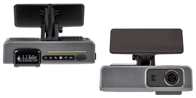 front and back of road dash cam