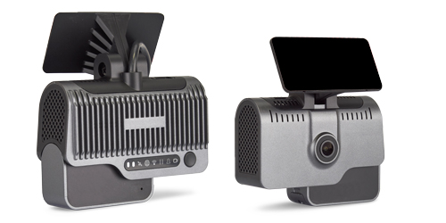 Dash cam front and back view